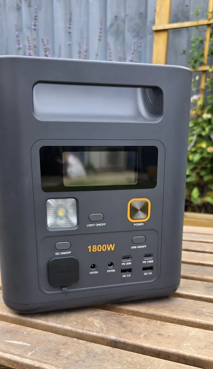 Фотография из обзора AFERIY Nomad1800 Pro с аккумулятором: обзор TechRadar, 3