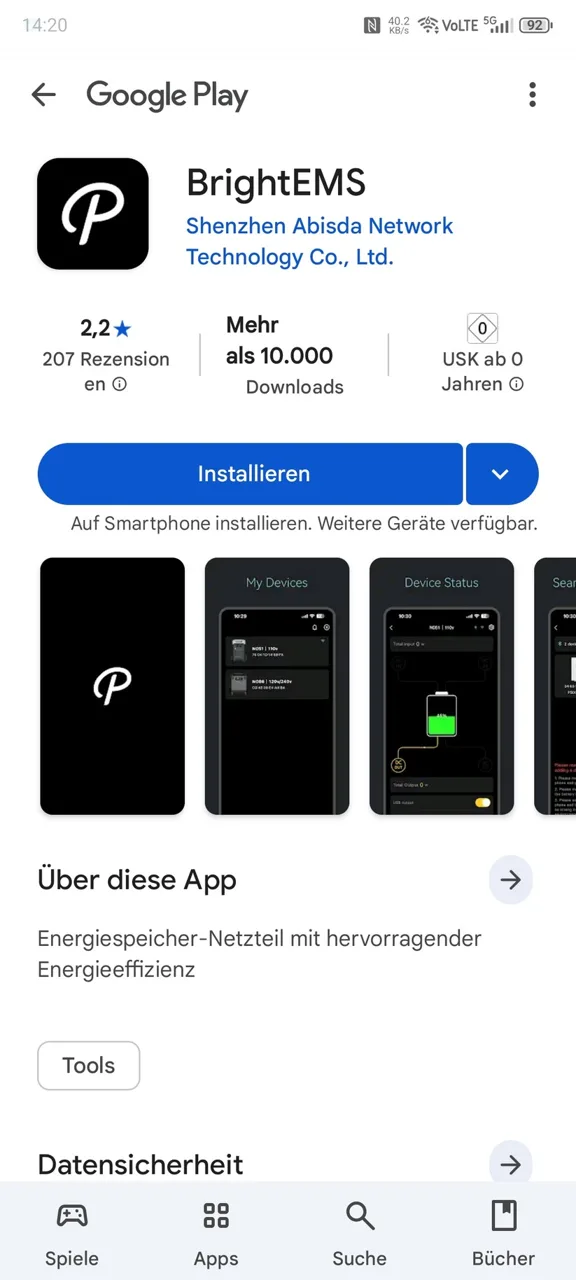 Фотография из обзора AFERIY P310: мощность 3 600 Вт в тесте heise, 3